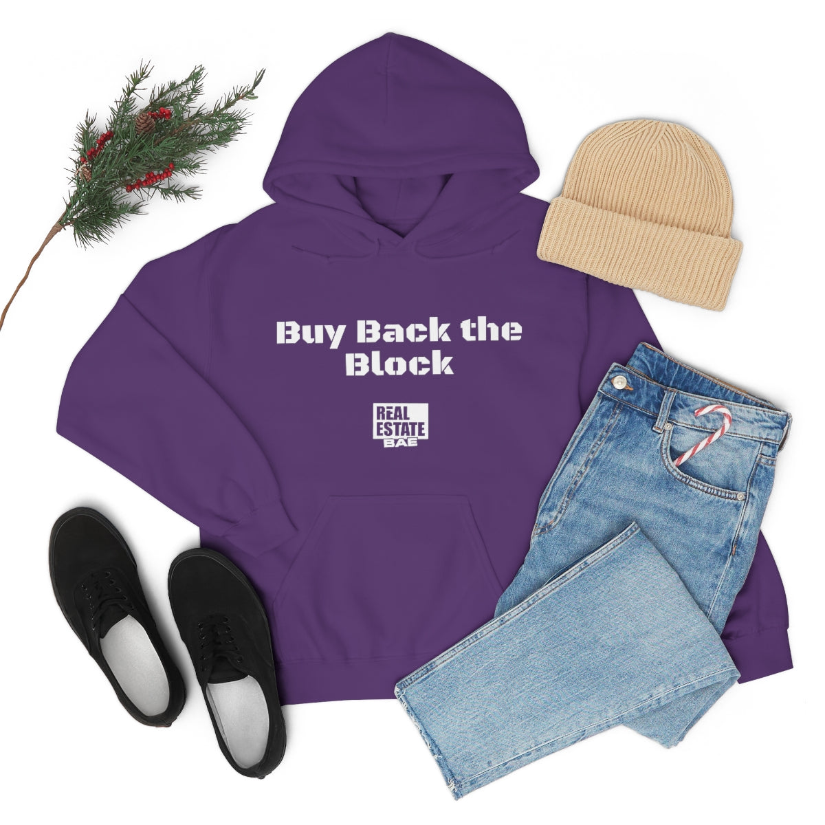 It's Time Real Estate Bae™ Hooded Sweatshirt
