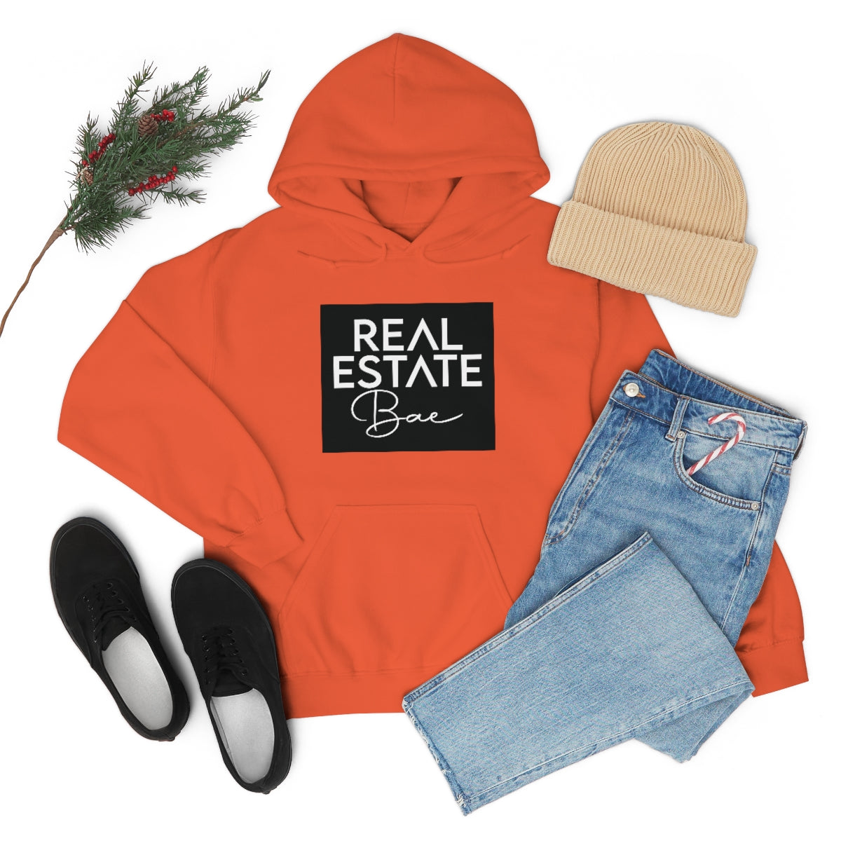 Real Estate Bae™ Hooded Sweatshirt