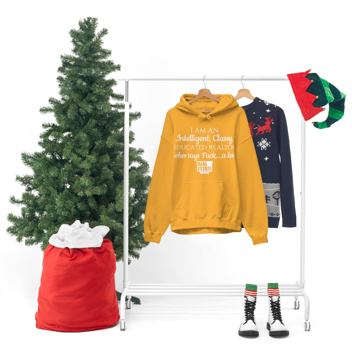 F*ck Hooded Sweatshirt- Real Estate Bae™