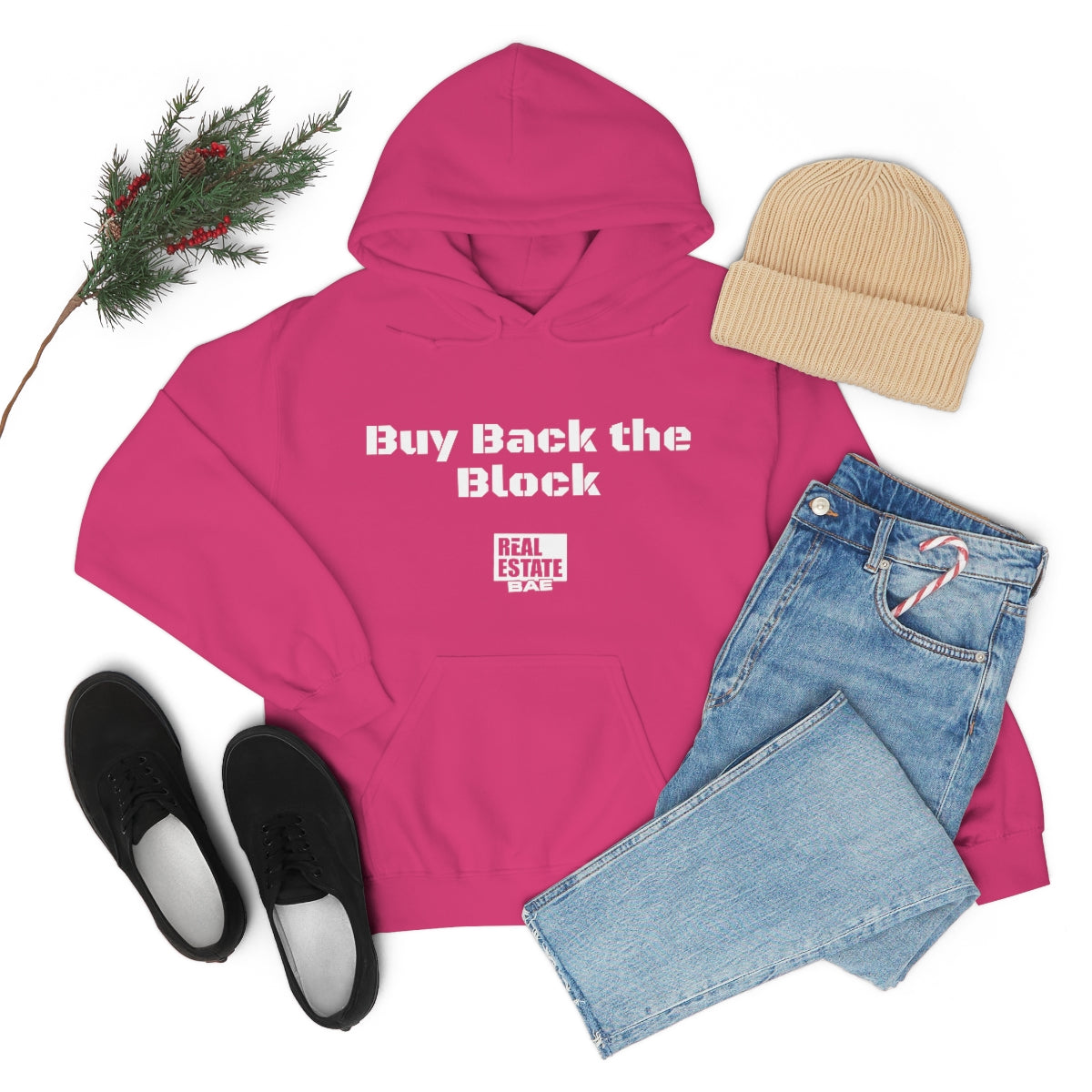 It's Time Real Estate Bae™ Hooded Sweatshirt