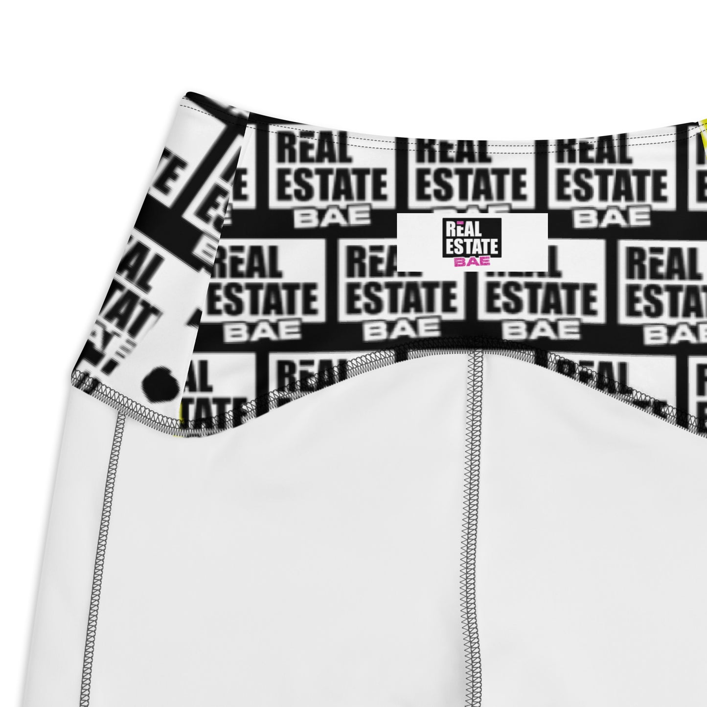 Real Estate Bae Crossover leggings with pockets