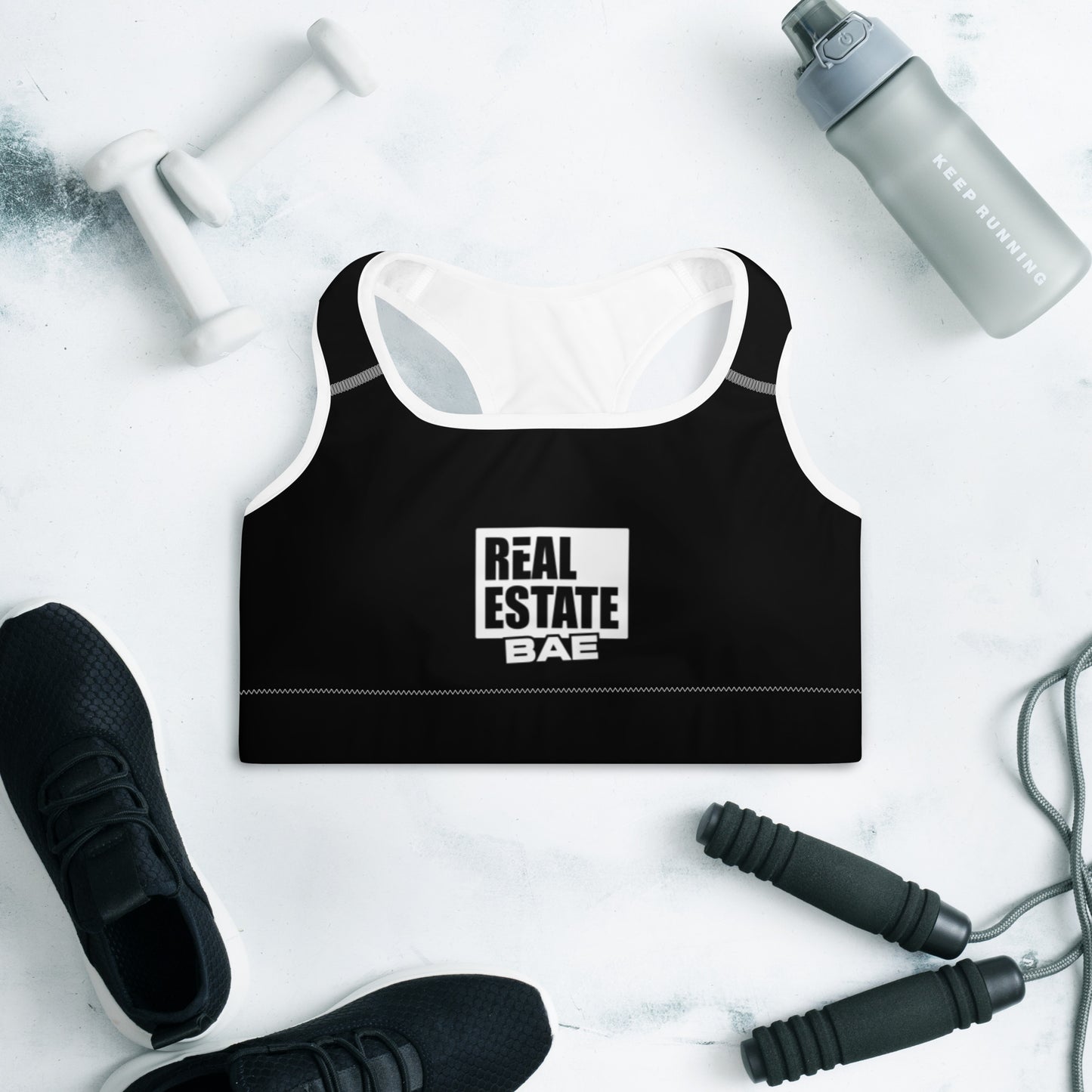Real Estate Bae™ Padded Sports Bra