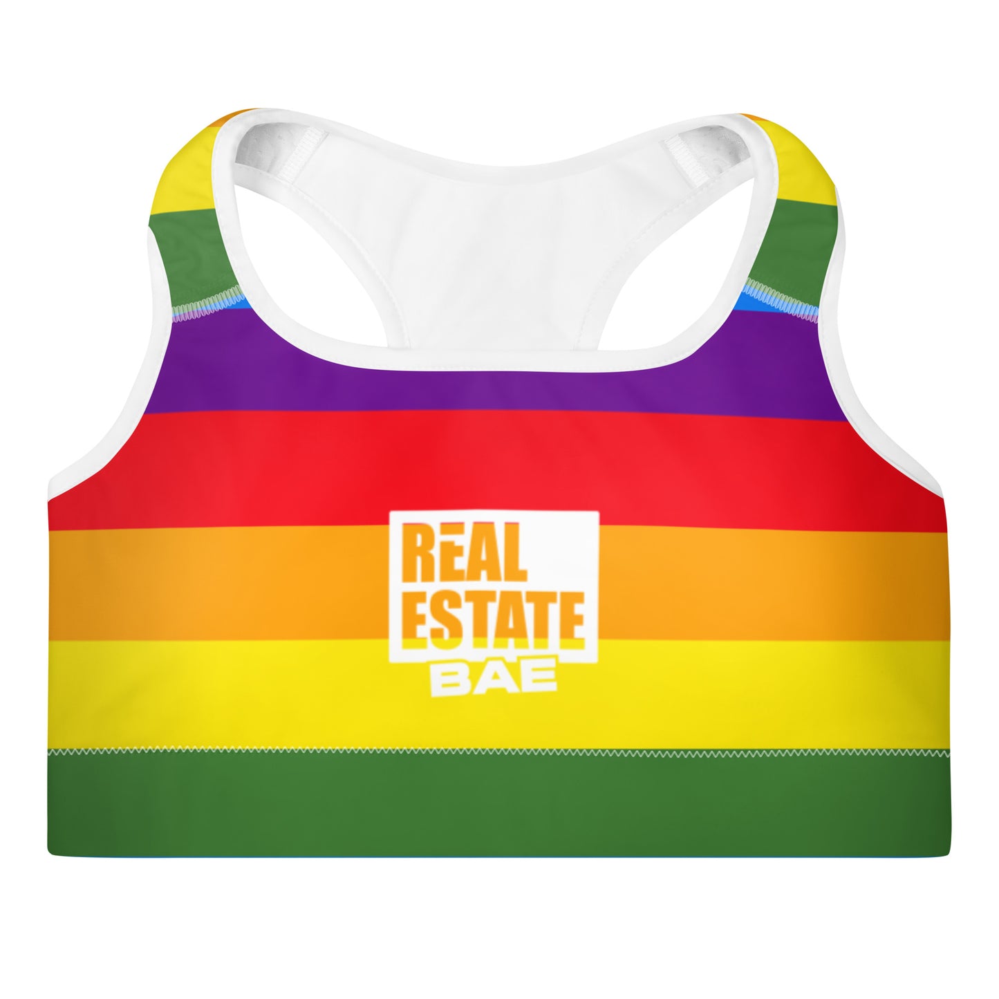 Real Estate Bae Padded Sports Bra