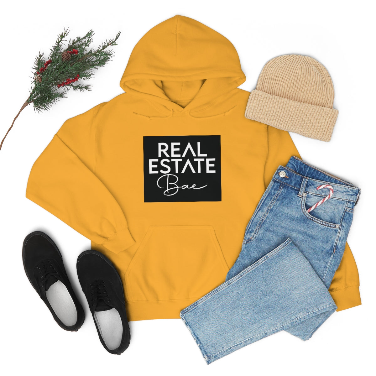 Real Estate Bae™ Hooded Sweatshirt