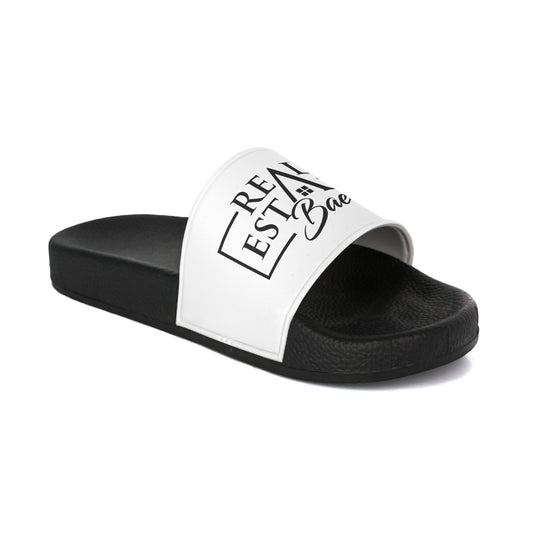 Real Estate Babe Slide Sandals — Women's Casual Realtor Gift