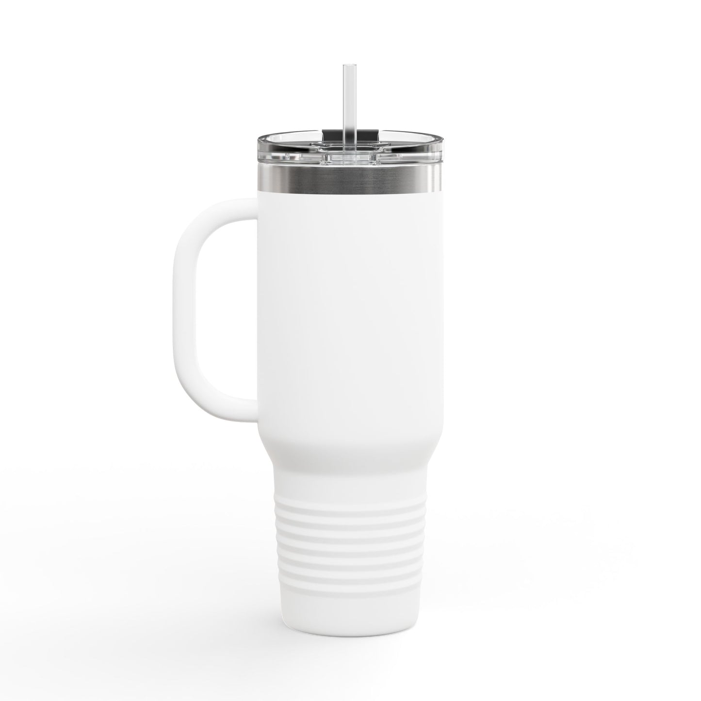 40oz Travel Mug — Real Estate Bae Insulated Tumbler (Handle & Straw)
