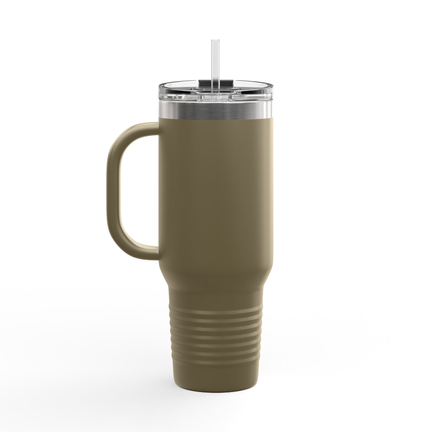 40oz Travel Mug — Real Estate Bae Insulated Tumbler (Handle & Straw)