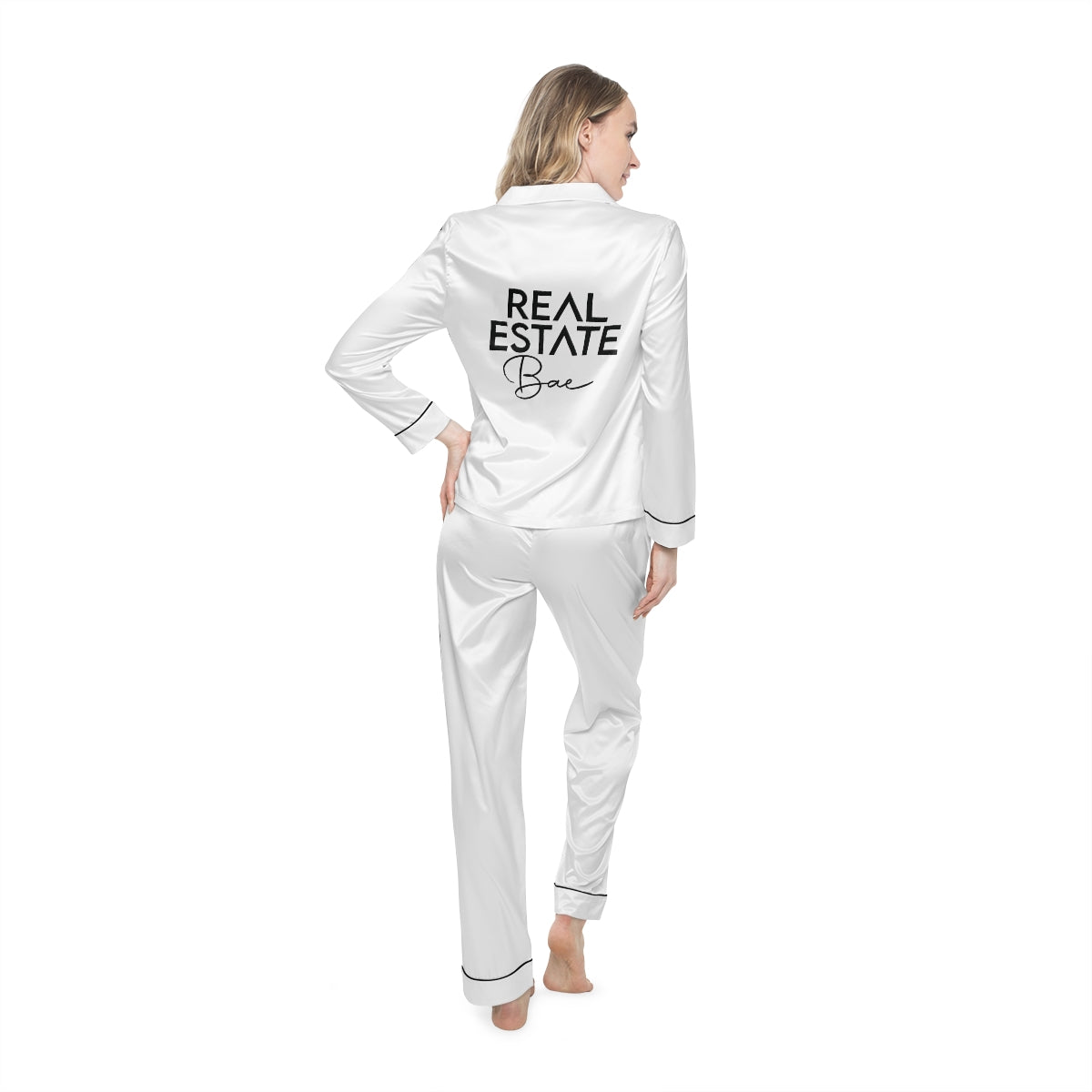 Real Estate Bae™ Women's Satin Pajamas